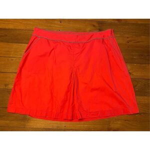 L.L.Bean 18 Petite pink skirt pleated